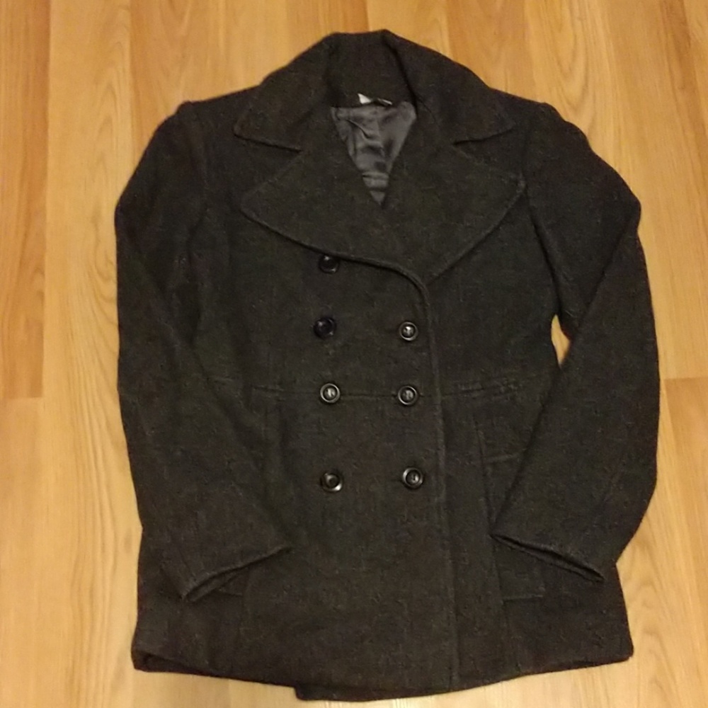 Weather Vane Gray Pea Coat XS